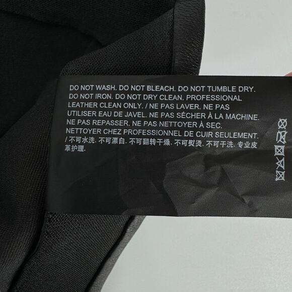 Theory High Rise Adbelle L2 Leather Skinny Pants Black Size 4 - Picture 8 of 15